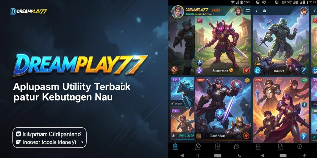 Tampilan antarmuka intuitif dan fitur pengingat praktis dari DREAMPLAY77.