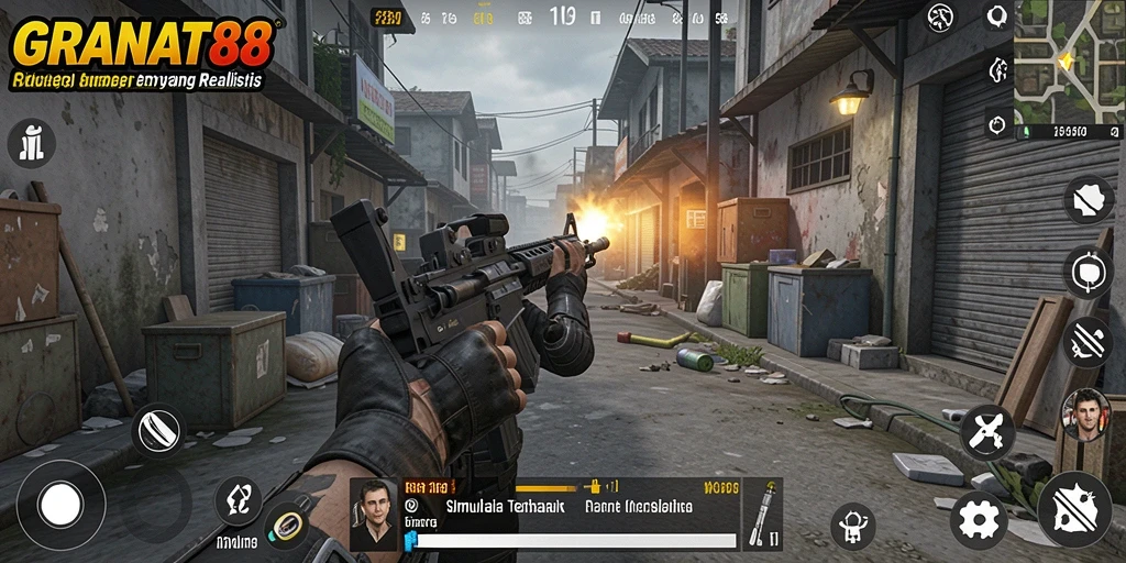 Tampilan aksi seru dari gameplay <strong>GRANAT88</strong> yang penuh tantangan.