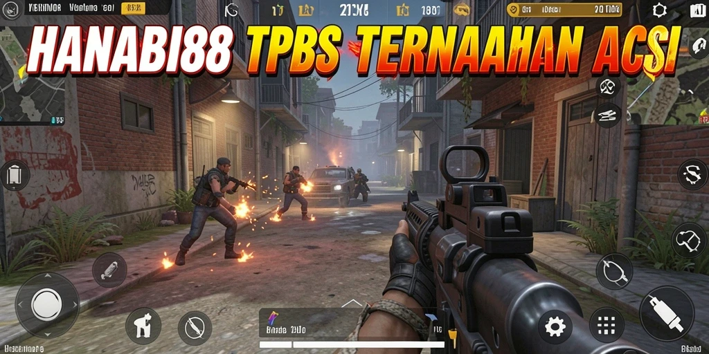 Tampilan screenshot permainan TPS HANABI88 yang epik dan mendebarkan.