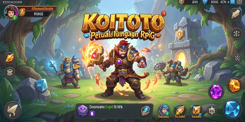 Gameplay menegangkan dalam KOITOTO dengan karakter dan lingkungan yang menakjubkan.