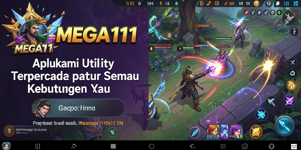Tampilan antarmuka MEGA111 yang sederhana dan fungsional.
