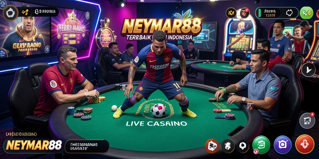 Tampilan gameplay Live Casino yang menarik di NEYMAR88.