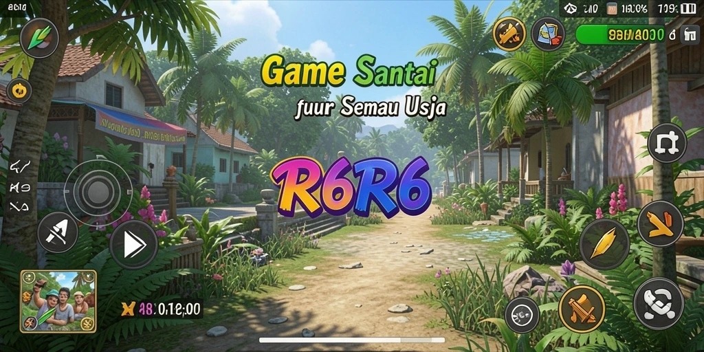 Tampilan gameplay R6R6 yang seru dan menghibur.