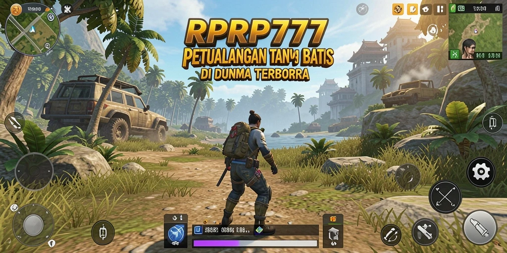 Tampilan gameplay RPRP777 yang menakjubkan di dunia terbuka.