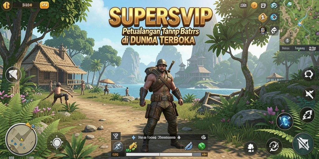 Tampilan gameplay yang mendebarkan dan penuh petualangan.